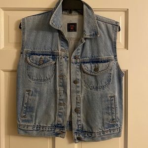 Vintage denim vest